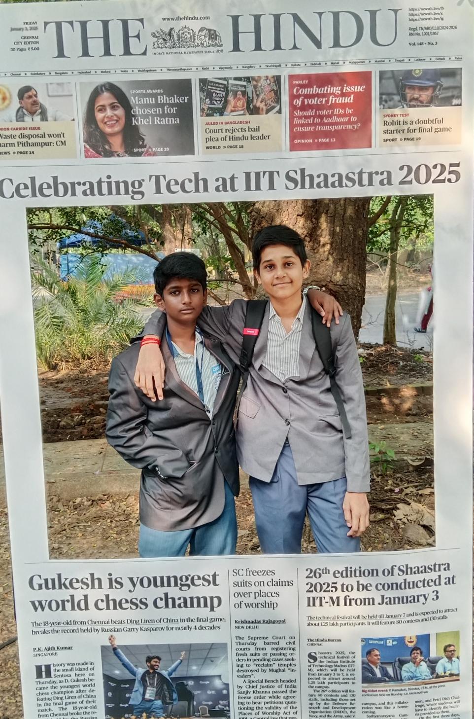 IIT Achievement 3